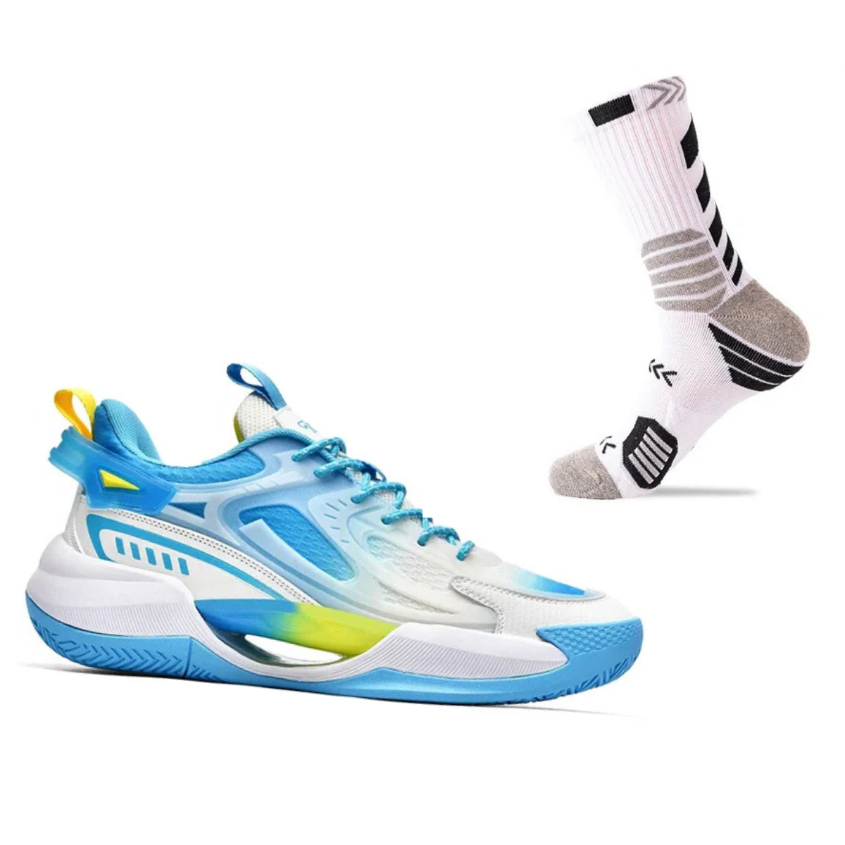 BF - Tênis de Vôlei e Basquete PowerGrip + Meias de Brinde