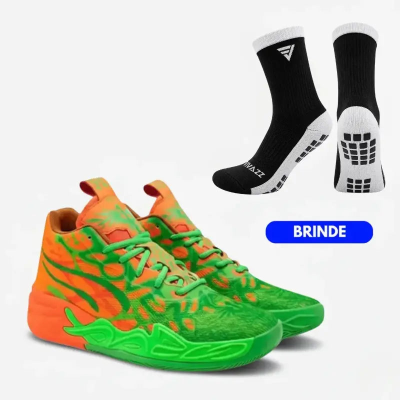 KIT Tênis de Vôlei Impact Blaze + Meias Grátis