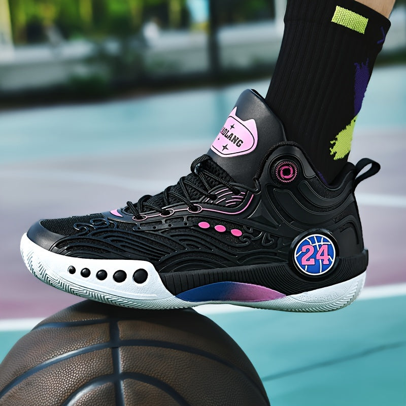 Tênis de Basquete TurboGrid 24 | Estabilidade Profissional, Tração Máxima-Preto