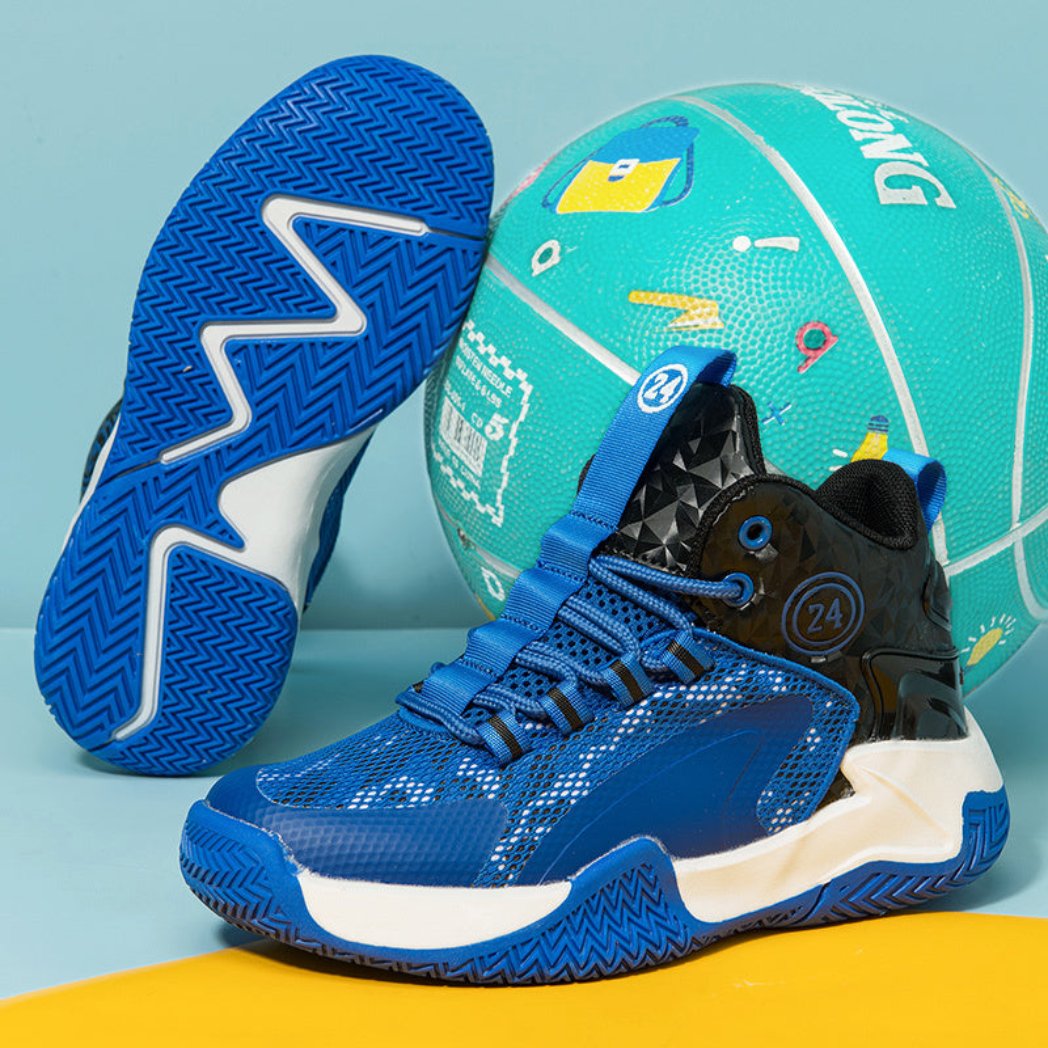 Tamanho 33 - Tênis De Vôlei Infantil Fusion | Respirável e Antiderrapante - Azul