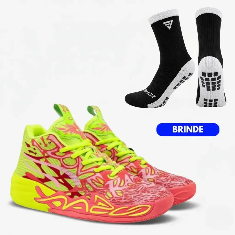 KIT Tênis de Vôlei Impact Blaze + Meias Grátis