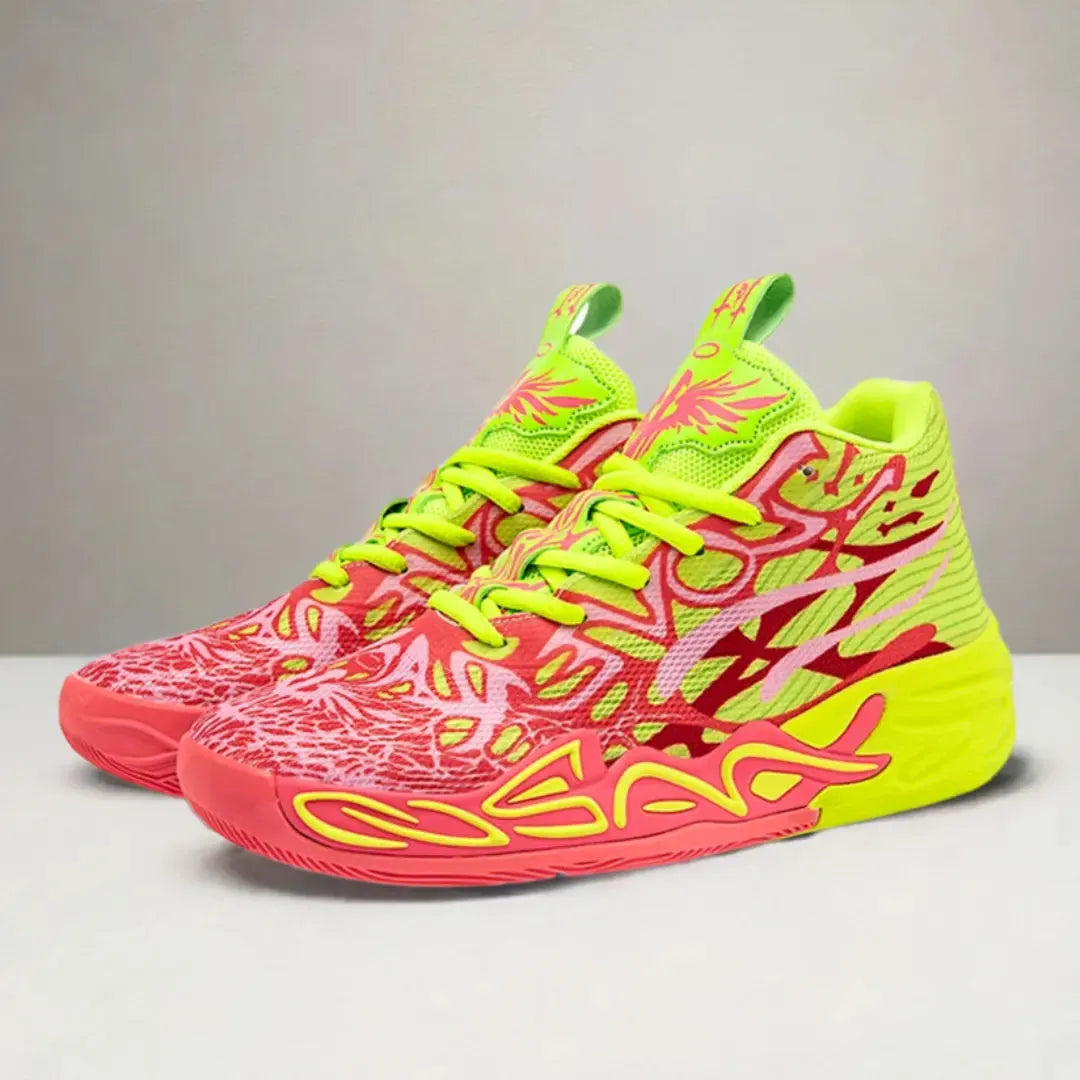 Tênis de Vôlei Impact Blaze - Design moderno-Vermelho/Amarelo