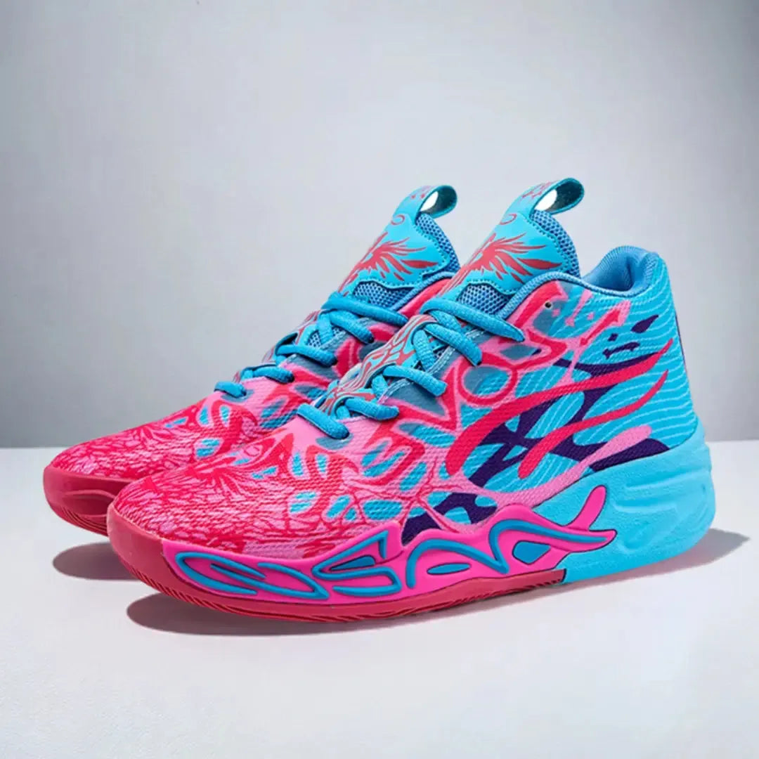 Tênis de Vôlei Impact Blaze - Design moderno-Azul/Vermelho