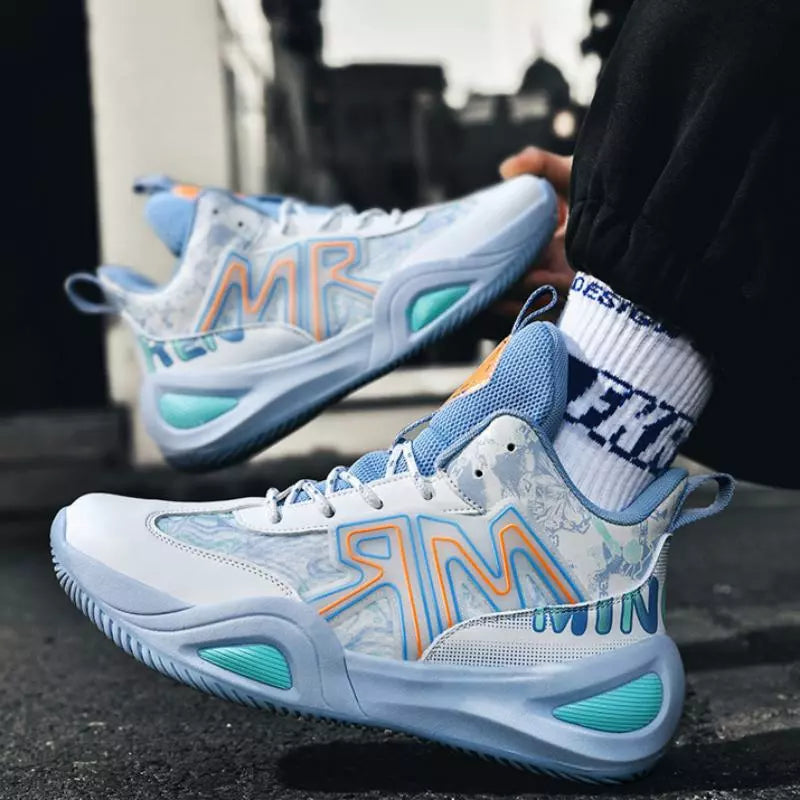 Tênis de Basquete AeroFlash - Antiderrapante- Azul