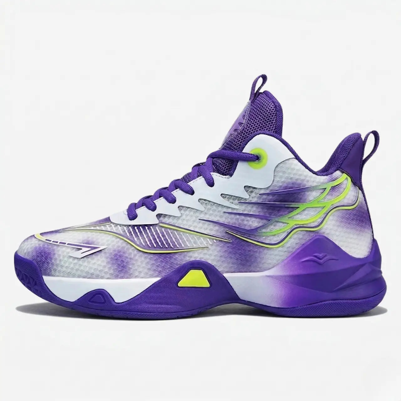 Tênis de Basquete Force Elite | Respirável e Estabilidade Máxima-Roxo