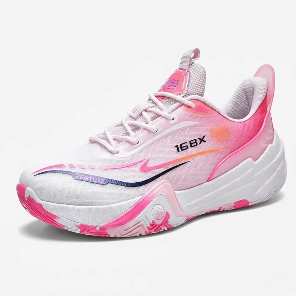 KIT Tênis de Vôlei Flex 168X + Meias Grátis-Rosa