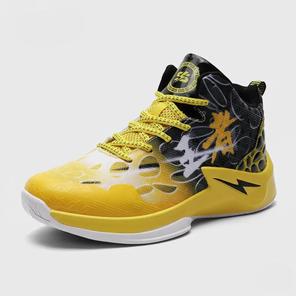 Tênis de Basquete AirDrive Pro | Prática Avançada-Amarelo