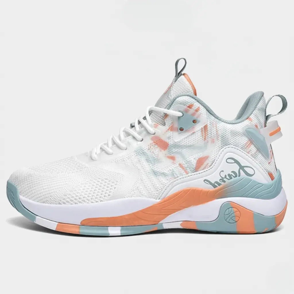 TĂȘnis de Basquete Super Original | Antiderrapante e ConfortĂĄvel-Branco