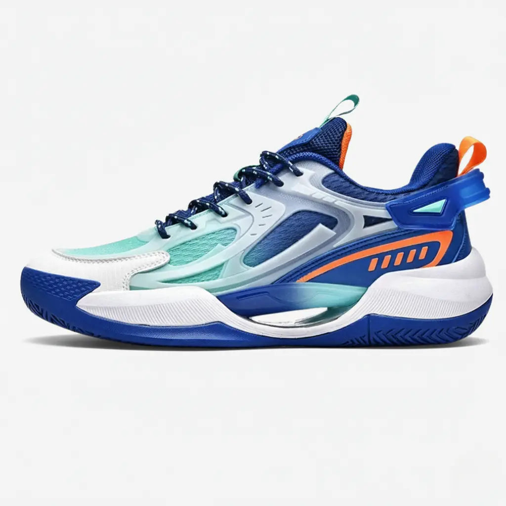 BF - Tênis de Vôlei e Basquete PowerGrip + Meias de Brinde-Azul Escuro