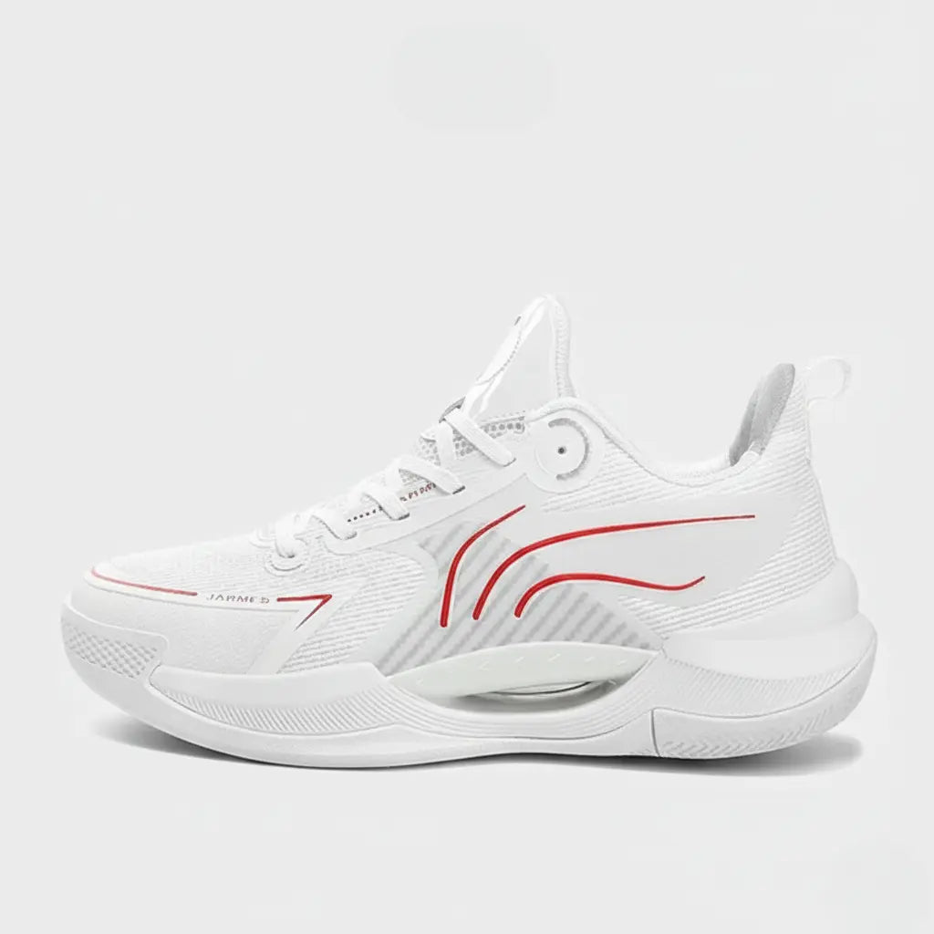 Tênis de Basquete SpeedRush | Respirável e Alto Impacto-Branco