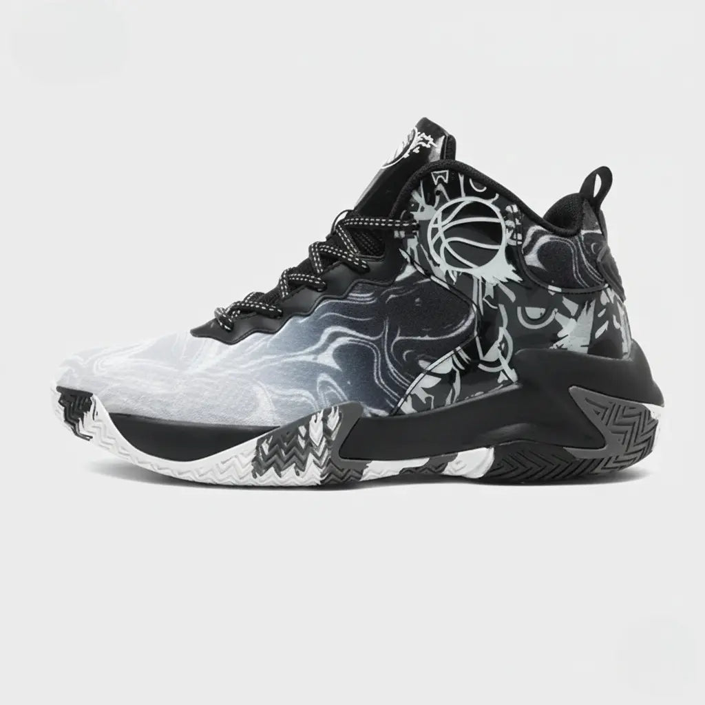 Tênis De Basquete Boost Turbo| Respirável e Antiderrapante-Preto