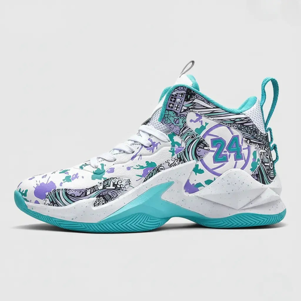 Tênis de Vôlei Bounce 24 Original | Lançamento 2024-Branco/Azul Bebê