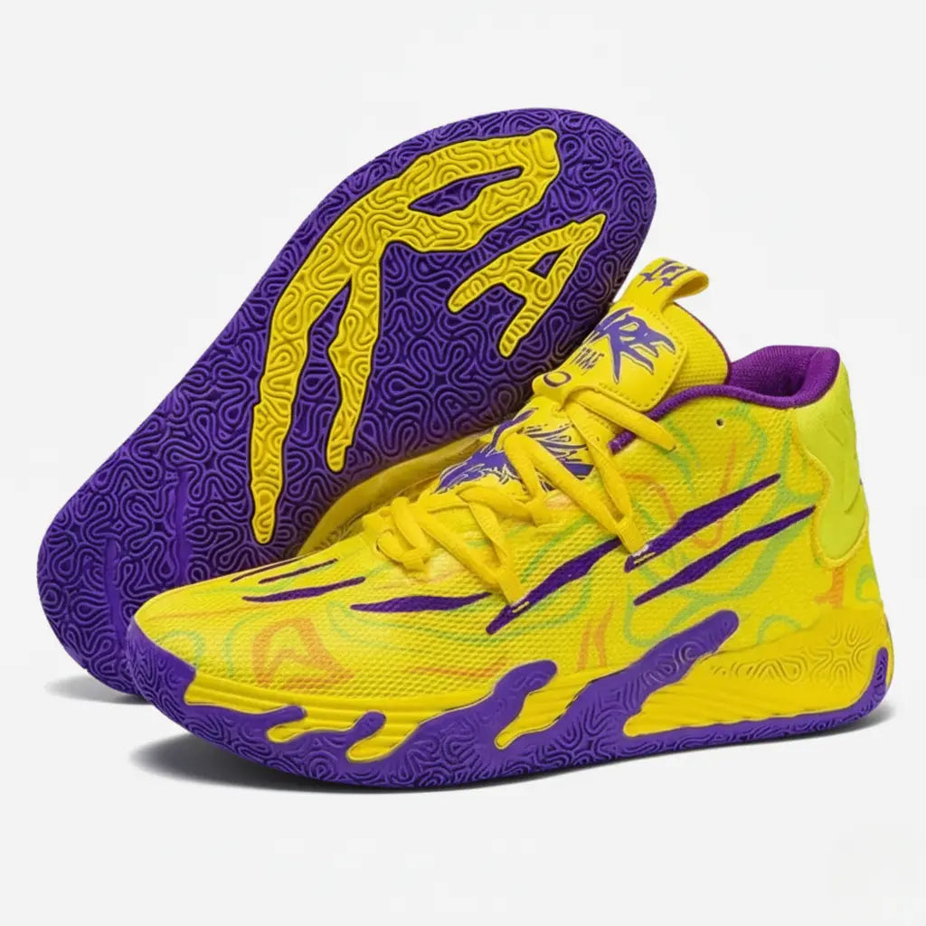 KIT Tênis de Vôlei AeroDunk + Meias Grátis-Amarelo