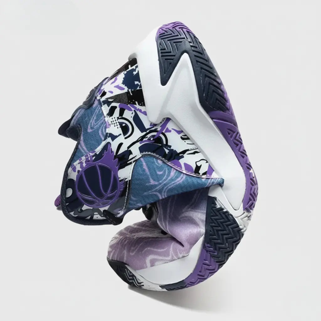 Tênis De Basquete Boost Turbo| Respirável e Antiderrapante-Roxo