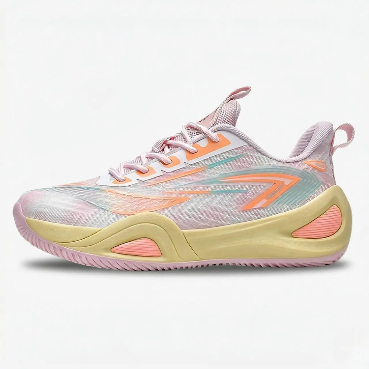 Tênis de Basquete PastelDunk Flow – Respirável E Alto Desempenho-Rosa