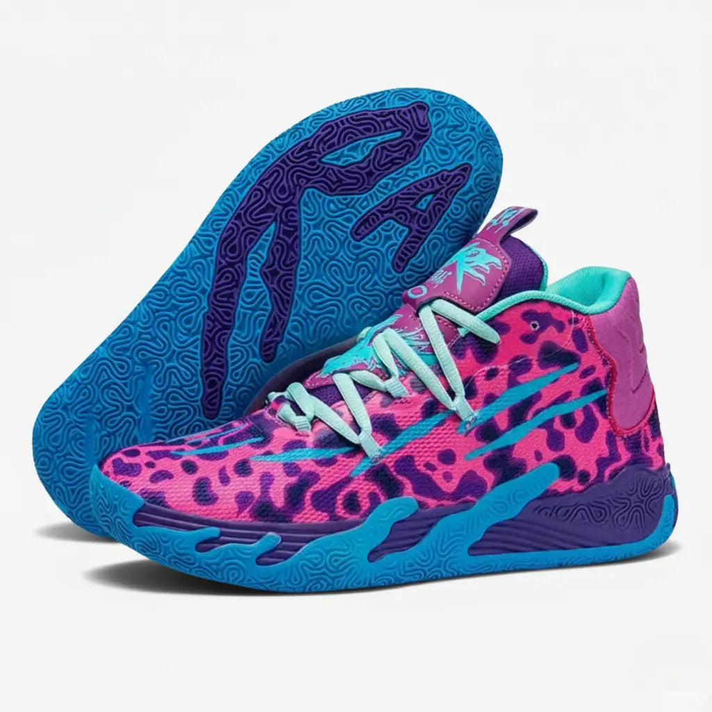 KIT Tênis de Vôlei AeroDunk + Meias Grátis--Roxo/Azul