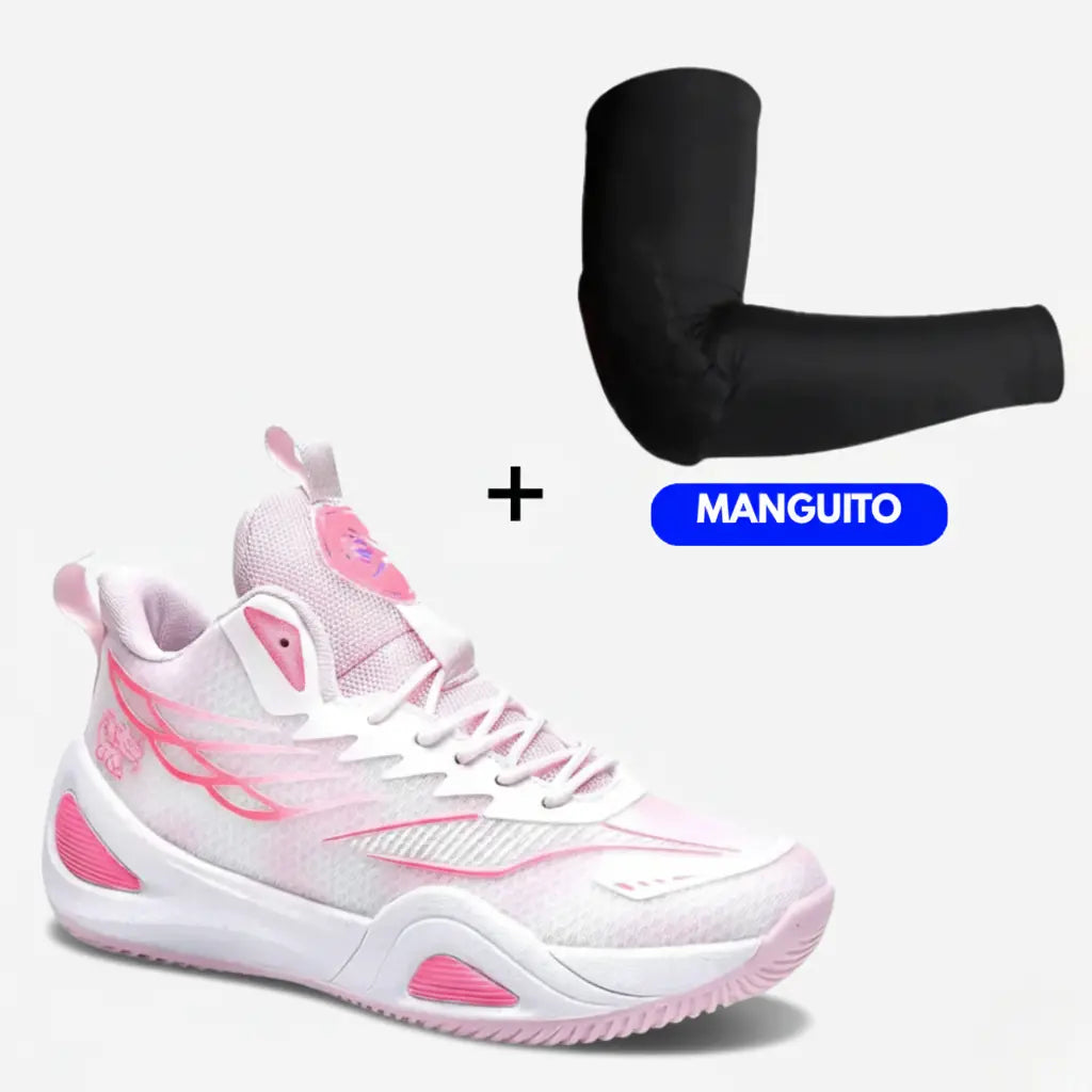 KIT Tênis de Vôlei DunkX + Manguito-Rosa