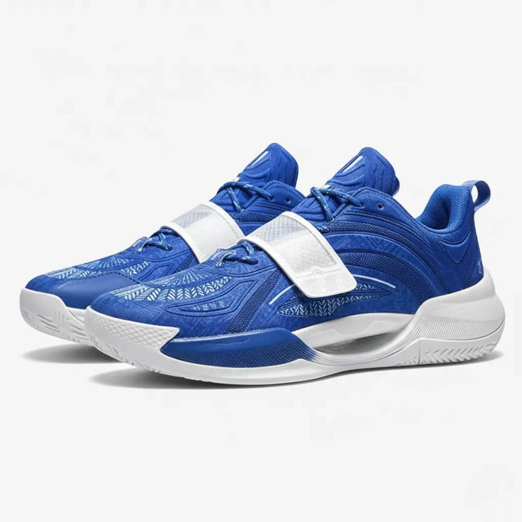 Tênis De Basquete Vortex| Respirável e Antiderrapante-Azul
