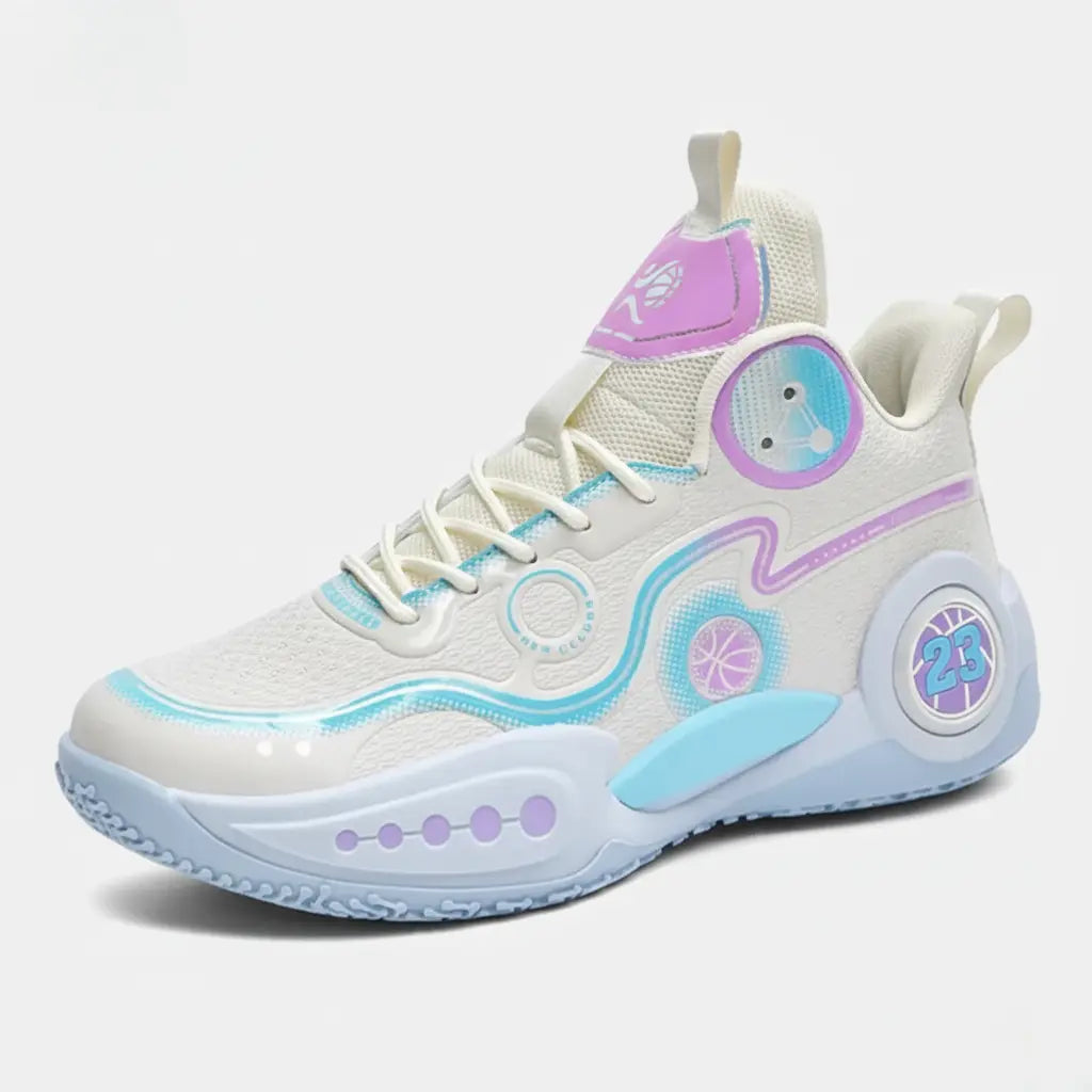 Tênis De Basquete Power Glide | Lançamento 2024-Roxo/Verde