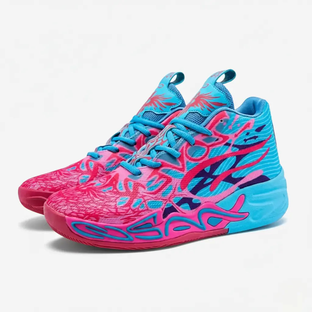 KIT Tênis de Vôlei Impact Blaze + Joelheira Grátis-Azul/Vermelho