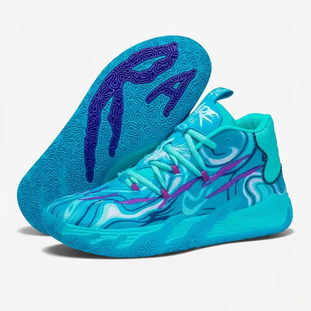 KIT Tênis de Vôlei AeroDunk + Joelheira Grátis-Azul Bebê