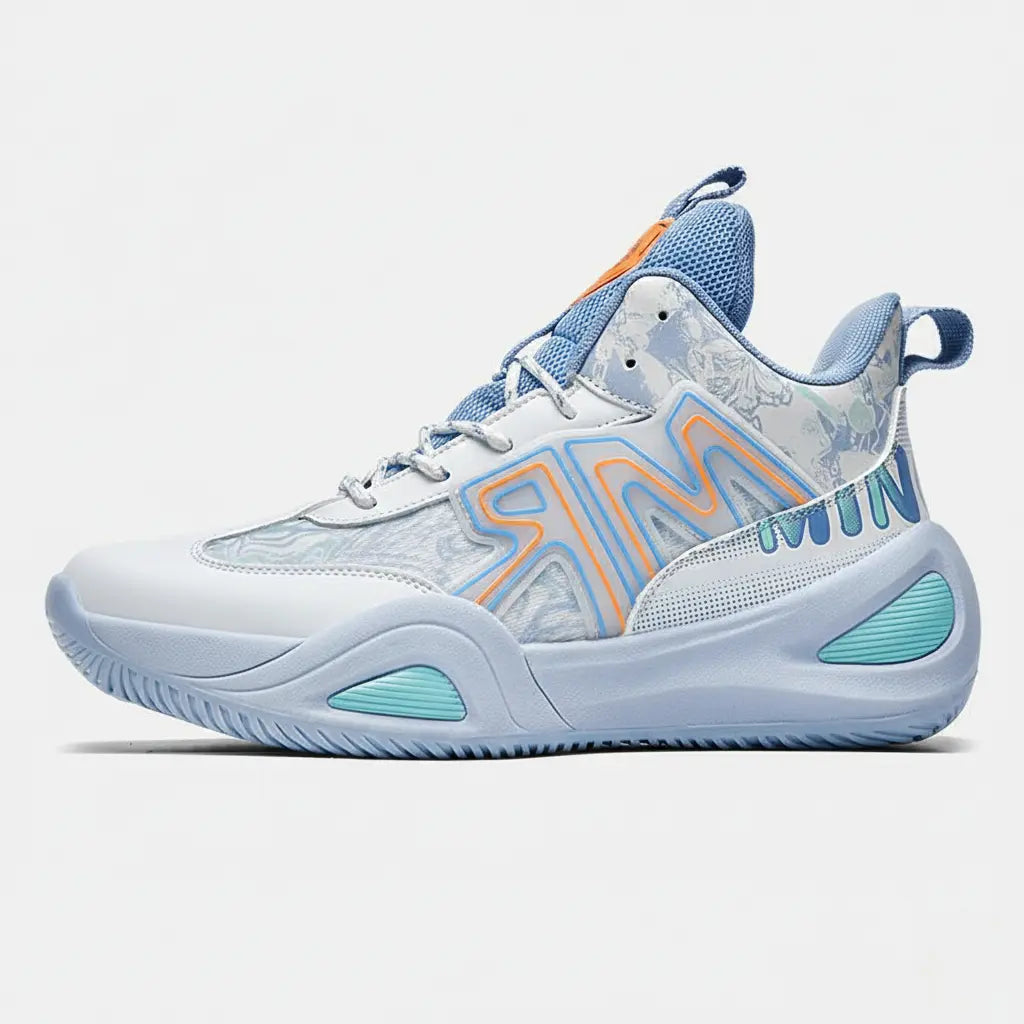 Tênis de Basquete AeroFlash - Antiderrapante- Azul