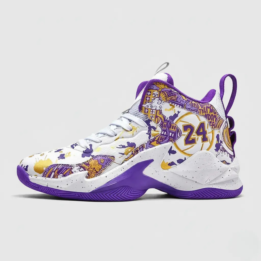 Tênis de Basquete Bounce 24 Original | Lançamento 2024-Branco/Roxo