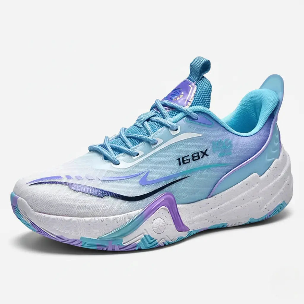 KIT Tênis de Vôlei Flex 168X + Meias Grátis-Azul Claro