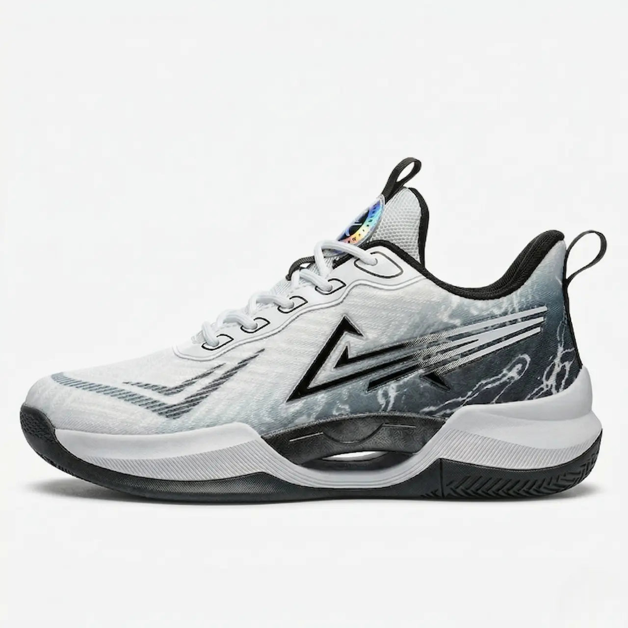 Tênis de Basquete PinkWave Runner | Máximo Conforto E Antiderrapante-Preto/Branco