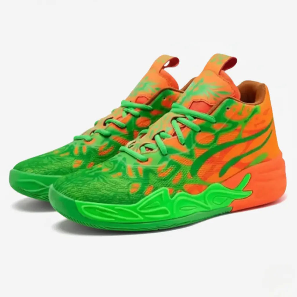 KIT Tênis de Vôlei Impact Blaze + Manguito-Laranja/Verde