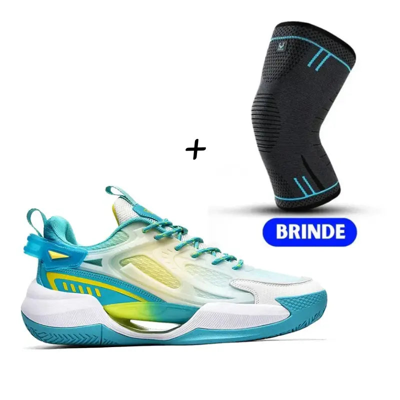 KIT Tênis de Vôlei PowerGrip + Joelheira Grátis