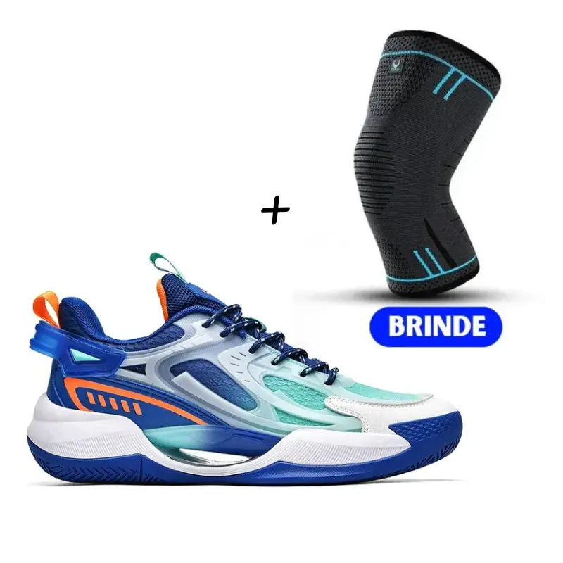 KIT Tênis de Vôlei PowerGrip + Joelheira Grátis