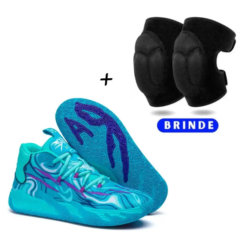 KIT Tênis de Vôlei AeroDunk + Joelheira de Brinde