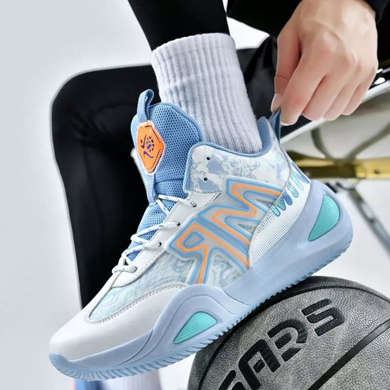 Tênis de Basquete AeroFlash - Antiderrapante- Azul