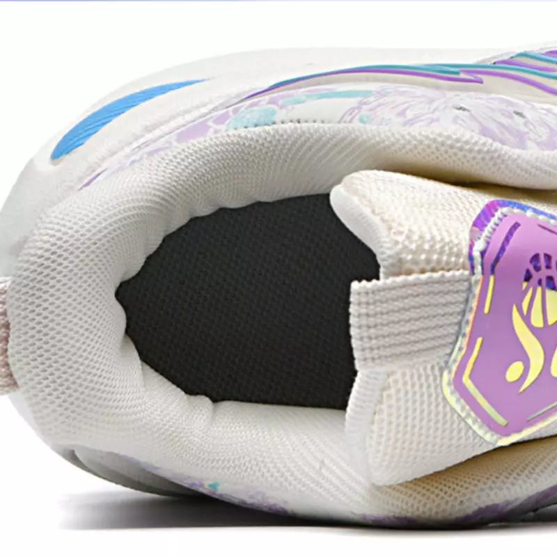 Tênis de Basquete AeroFlash - Antiderrapante- Branco/Roxo