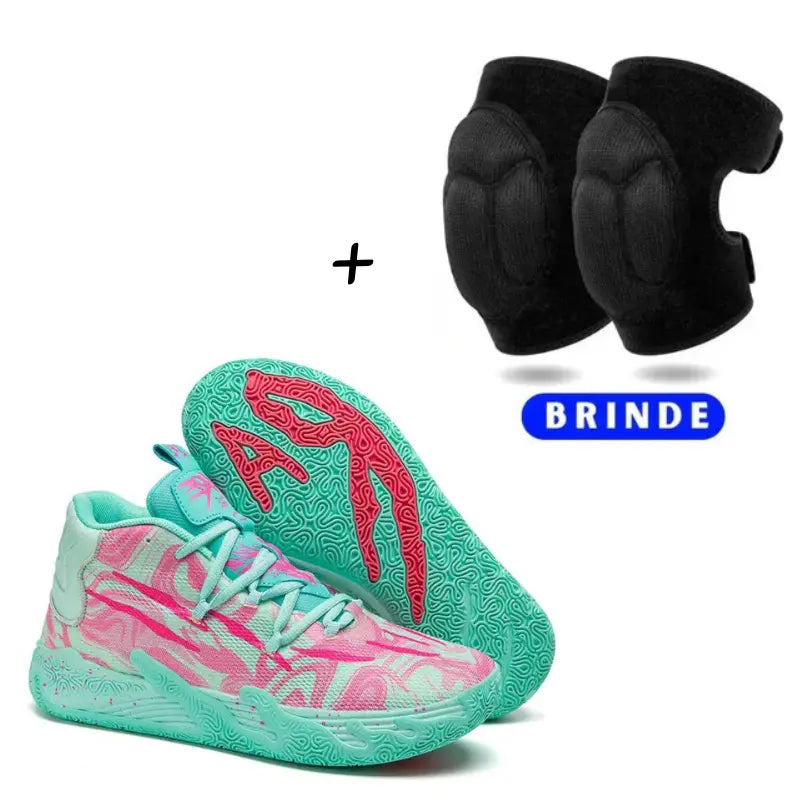KIT Tênis de Vôlei AeroDunk + Joelheira de Brinde