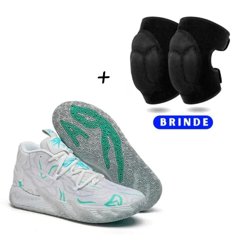 KIT Tênis de Vôlei AeroDunk + Joelheira de Brinde