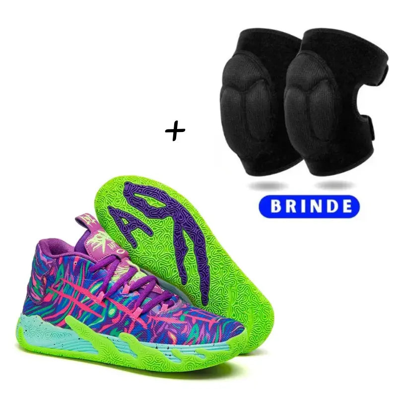 KIT Tênis de Vôlei AeroDunk + Joelheira de Brinde