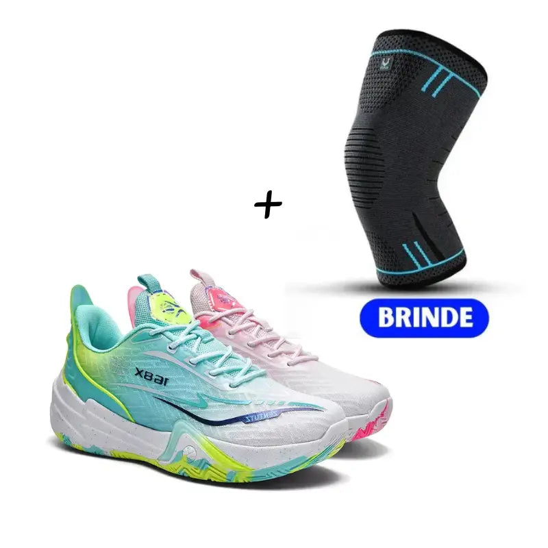 KIT Tênis de Vôlei Flex 168X + Joelheira Grátis