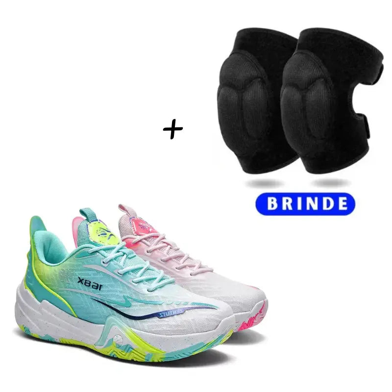 KIT Tênis de Vôlei Flex 168X + Joelheira de Brinde