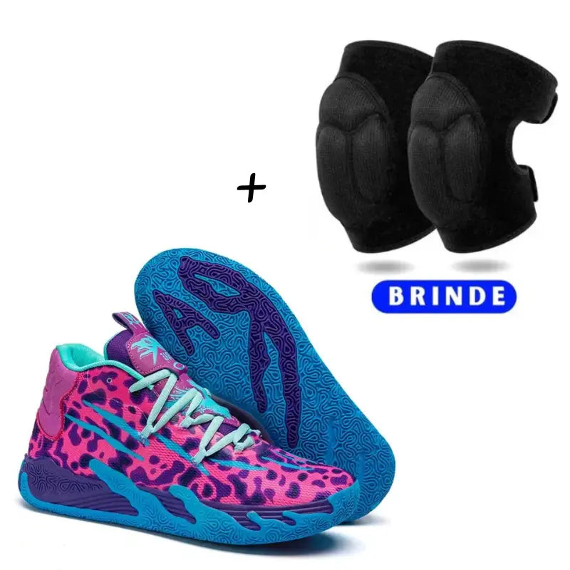 KIT Tênis de Vôlei AeroDunk + Joelheira de Brinde