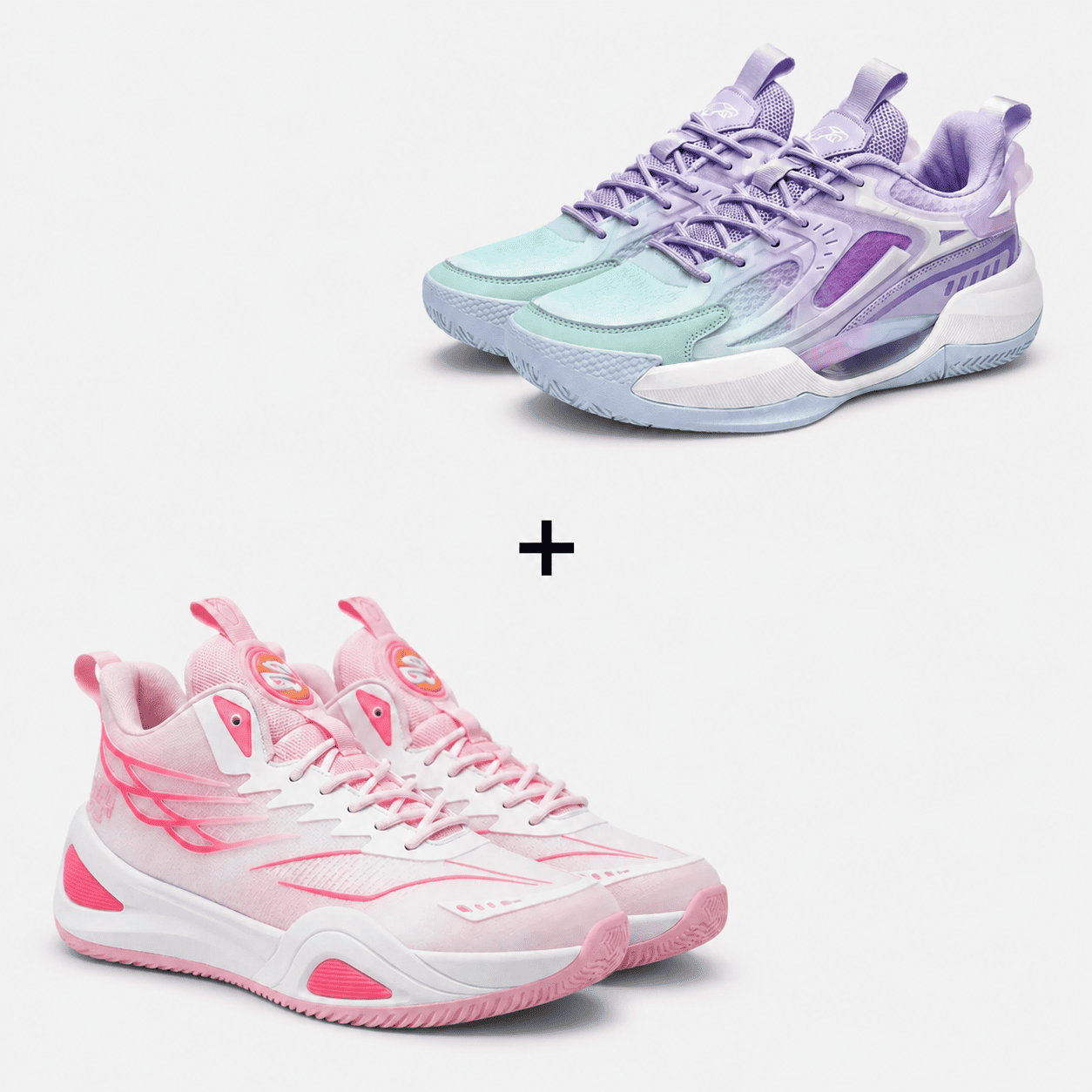 Kit 2 Pares de Tênis - Vôlei e Basquete DunkX + PowerGrip | Respirável e Antiderrapante