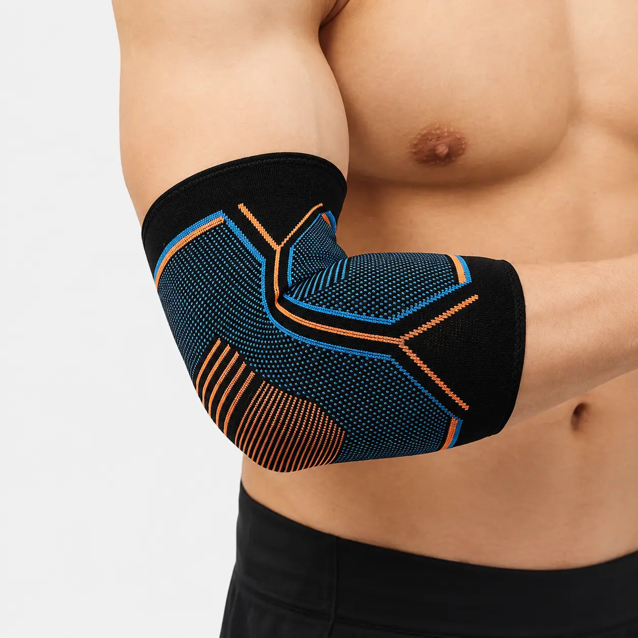 Protetor Articular de Cotovelo para Treinos Intensos de Basquete | Compressão Ajustável e Alta Resistência