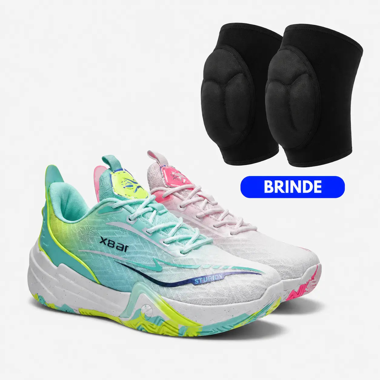 KIT Tênis de Vôlei Flex 168X + Joelheira de Brinde