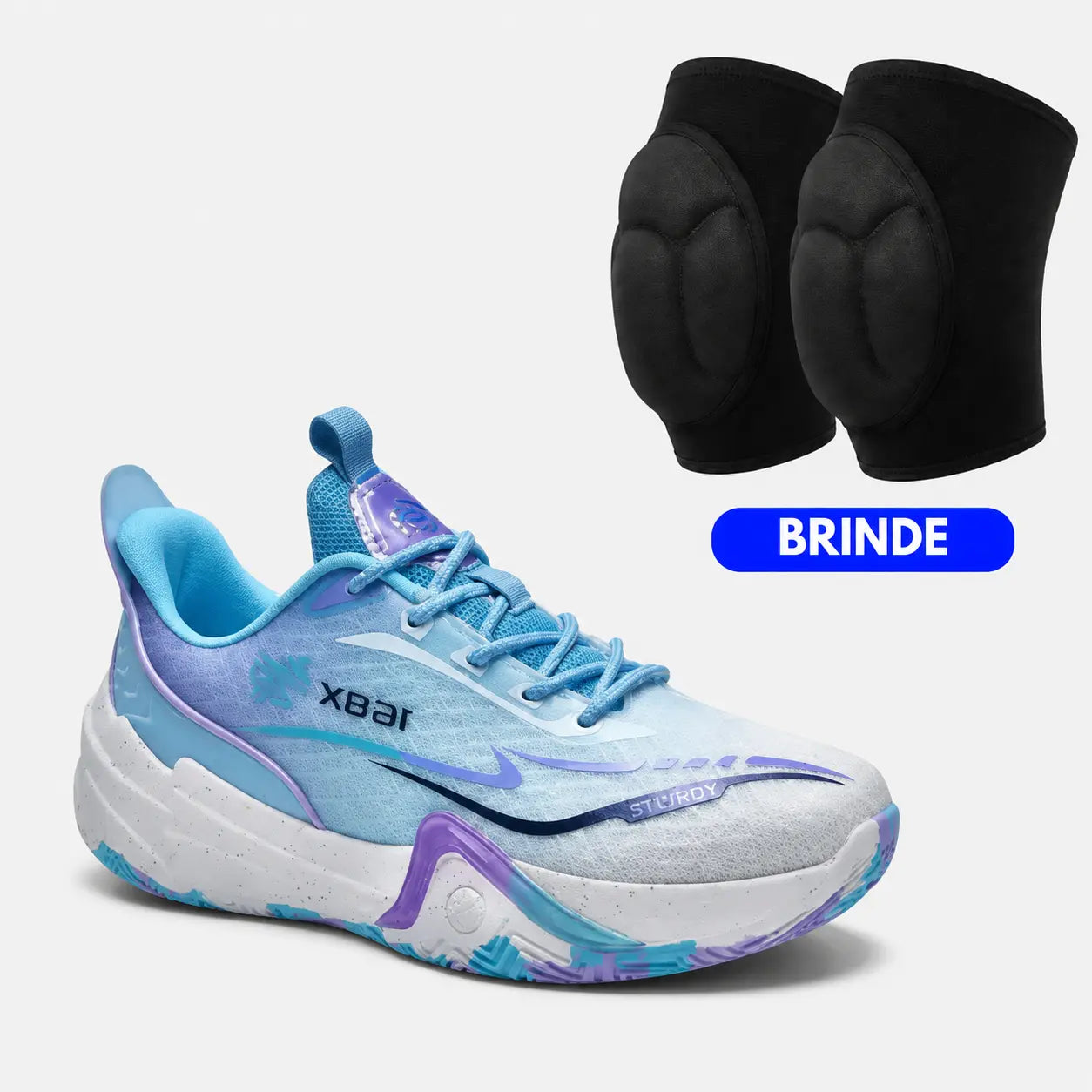 KIT Tênis de Vôlei Flex 168X + Joelheira de Brinde