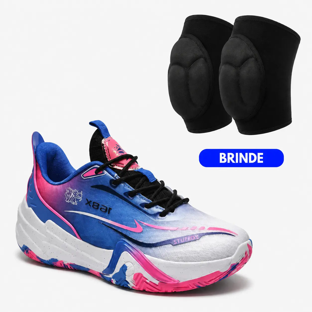 KIT Tênis de Vôlei Flex 168X + Joelheira de Brinde