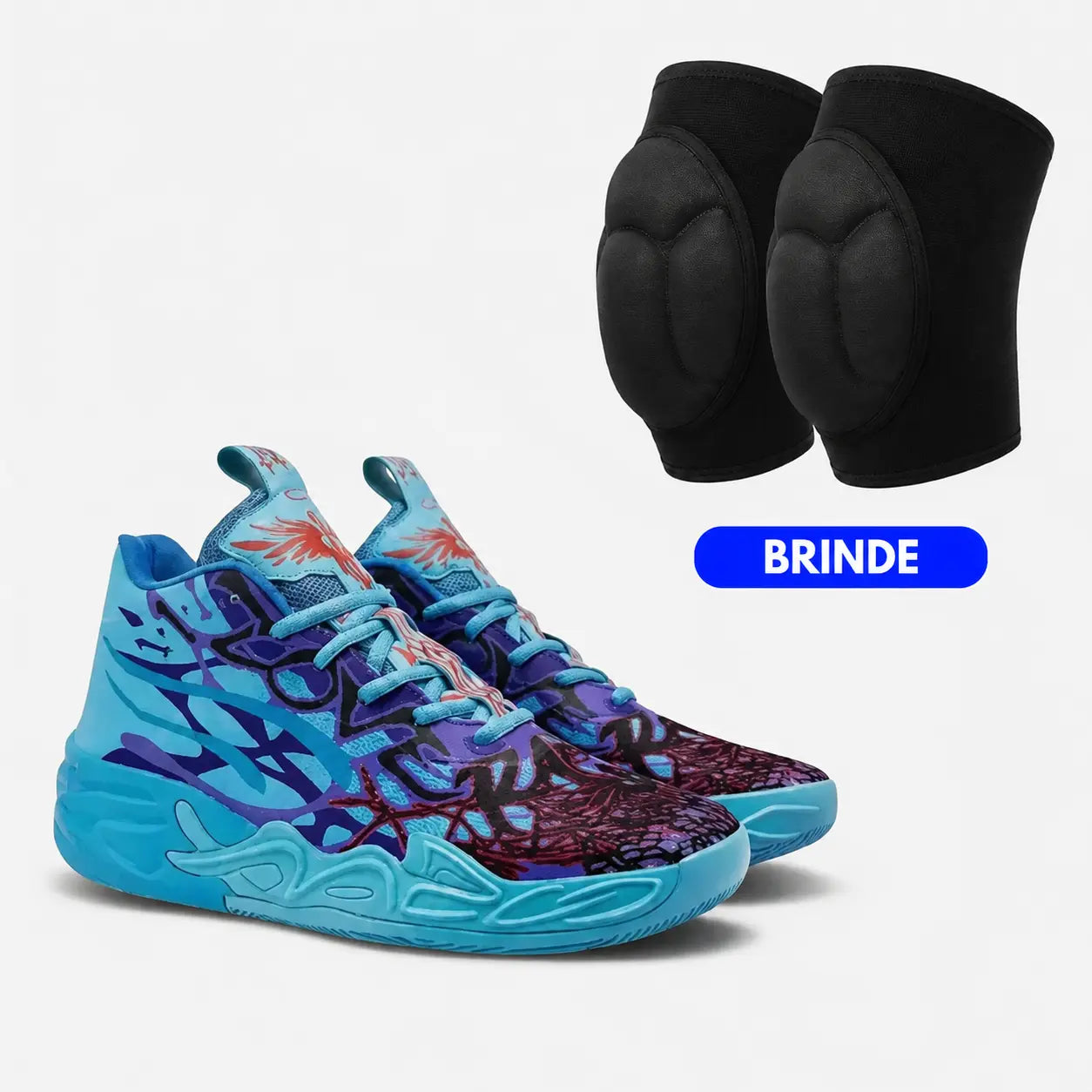 KIT Tênis de Vôlei Impact Blaze + Joelheira de Brinde