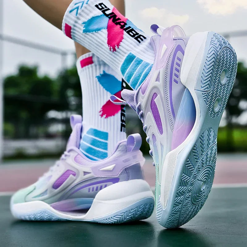 KIT Tênis de Vôlei PowerGrip + Manguito-Roxo
