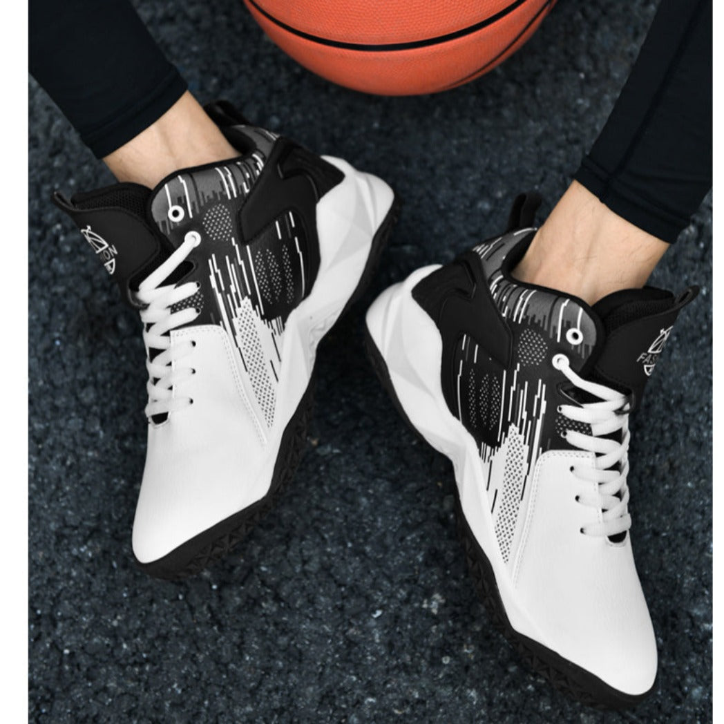 Tênis De Basquete Hoop Pulse | Respirável e Antiderrapante-Branco