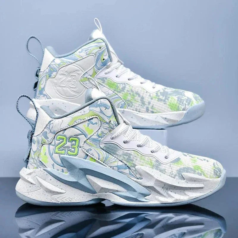 Tênis De Basquete Feminino Ember Glide | Lançamento 2024-Branco/Verde